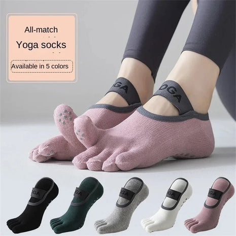 Knit Yoga Socks for Women Let Your Toes Breathe