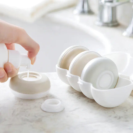 4-Pack Refillable Travel Bottles for Shampoo and Lotion