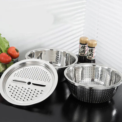 Stainless Steel Multi-functional Grater Set