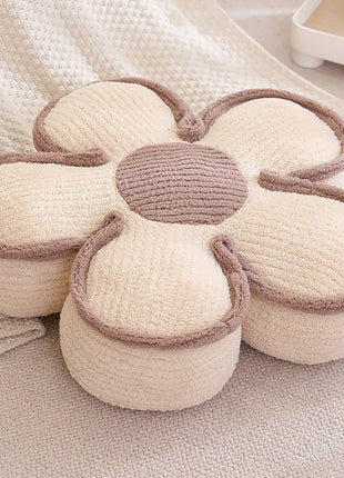 Thick Flower Tatami Futon Cushion, Comfort with Playful Style