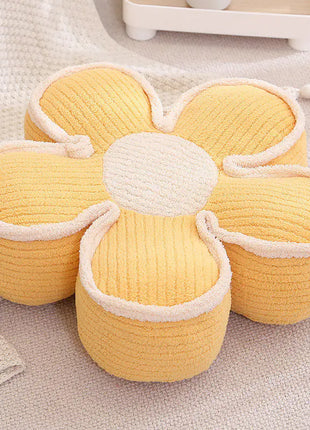 Thick Flower Tatami Futon Cushion, Comfort with Playful Style